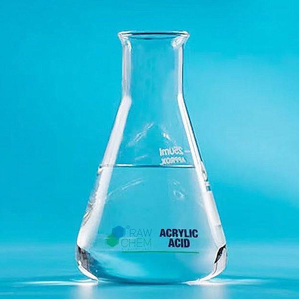 99.9% pure acrylic acid monomer in laboratory setting