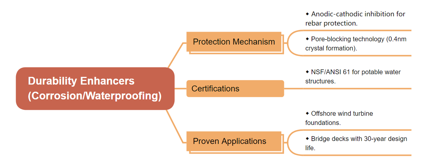 5.Durability Enhancers (Corrosion or Waterproofing) Proven Applications